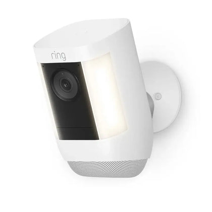 Ring Spotlight Cam Pro (Battery, 2K Video, Dual-Band Wi-Fi, 3D Motion Detection) – White 1