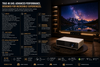 BenQ W4100i 4K UHD HDR Home Theater Projector High Brightness Cinematic Color Smart TV
