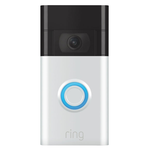 Ring - Video Doorbell - Satin Nickel Model:8VRASZ-SEN0