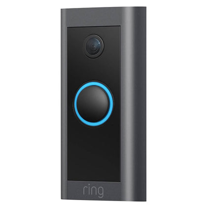 Ring Wi-Fi Video Doorbell - Wired, Black - Model B08CKHPP52