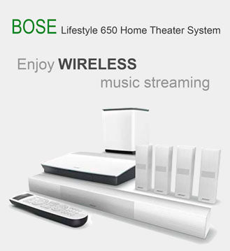 Bose Lifestyle 650 Home Theater System wireless music streaming