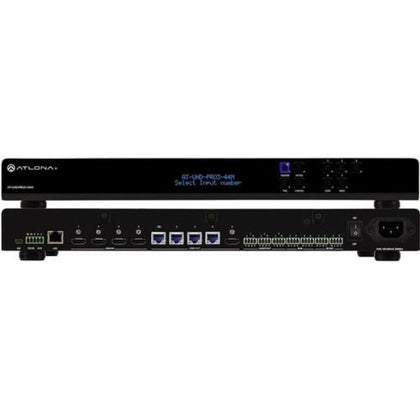 ATLONA AT-UHD-PRO3-44M Dual-Distance 4x4 HDMI to HDBaseT Matrix Switcher with PoE