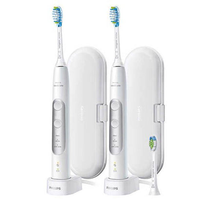 Philips Sonicare ExpertResults 7000 Electric Toothbrush, 2-Pack, White