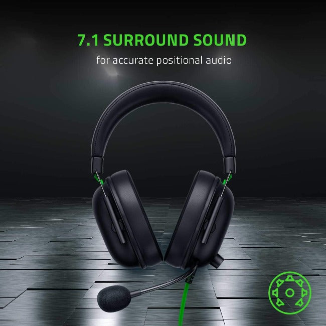 Razer BlackShark V2 X Gaming Headset: 7.1 Surround Sound - 50mm Drivers - Memory Foam Cushion - PC, PS4,PS5, Nintendo Switch, Xbox One, Xbox Series X & S, Mobile - 3.5mm Audio Jack - Black