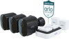 Arlo - Pro 4 Spotlight Camera Security Bundle - 3 Wire-Free Cameras Indoor/Outdoor 2K with Color Night Vision