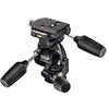 Manfrotto 808RC4 3-Way Standard Head with Quick Release Plate 410PL (Black)