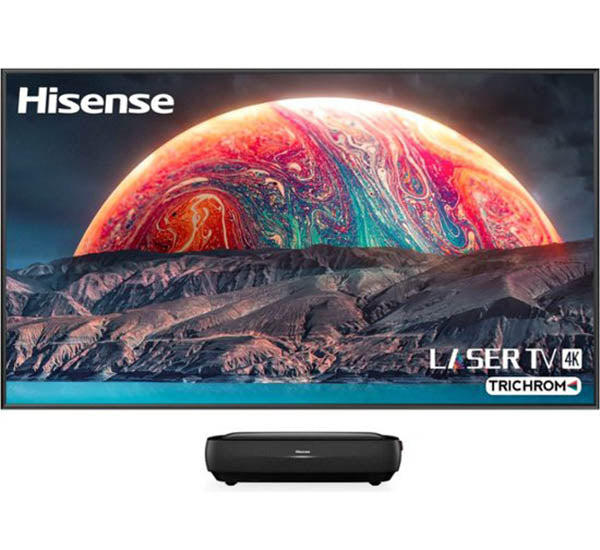 Hisense 120" TriChroma Laser 4K TV Projector with 120" ALR Screen 120L9G-CINE120A