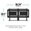 SANUS VLF613 Super-Slim Full-Motion Mount