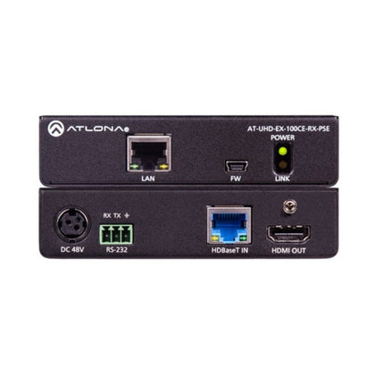 ATLONA AT-UHD-EX-100CE-TX-PD HDBaseT Transmitter with Ethernet & PoE 
