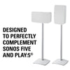 SANUS WSSA2-W1 Wireless Speaker Stand for the Sonos PLAY:5 (White, Pair)