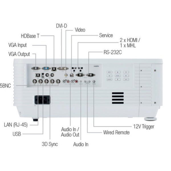 Maxell LP-WU6700 WUXGA 1920 X 1200 7000 LMNS DLP Laser Projector