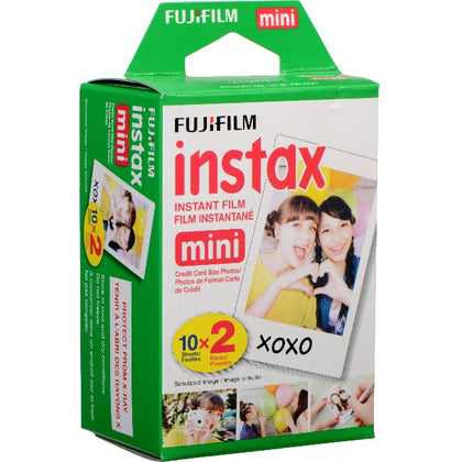 Fujifilm INSTAX Mini Instant Film Twin Pack (White) Twin Pack - 20 Sheets