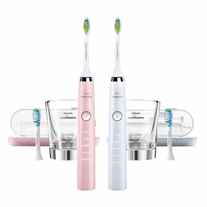 Philips Sonicare DiamondClean Rechargeable Electric Toothbrush 2 pk, Pink